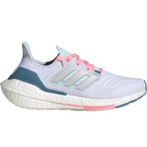 Adidas Kids Ultraboost 22 Running Shoe - White/Grey One/Almost Blue
